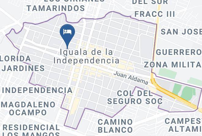 Iguala De La Independencia - Hotel De Capital Maps