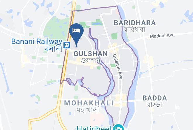 Dhaka - Hotel De Castle Maps