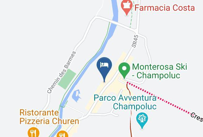 Aosta - Hotel De Champoluc Maps
