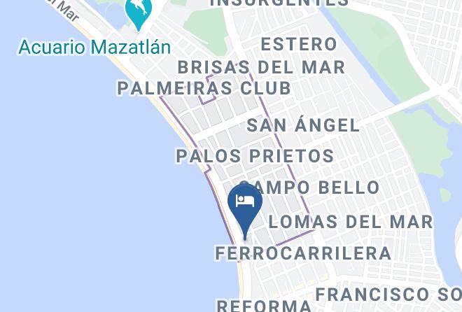 Mazatlan - Hotel De Cima Maps