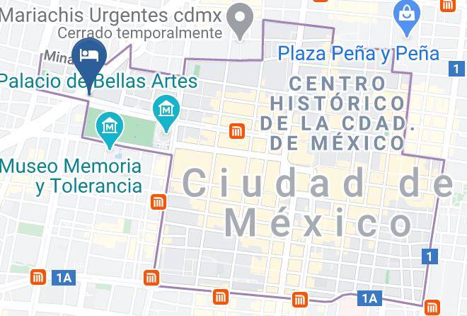 Cuauhtemoc - Hotel De Cortes Maps