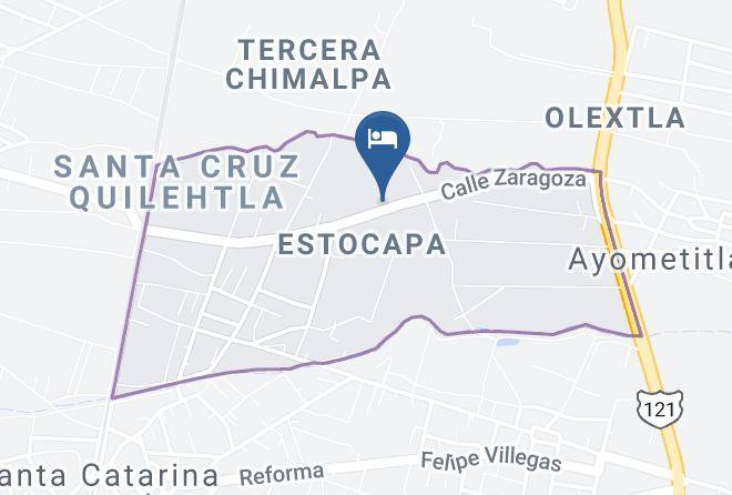 Santa Catarina Ayometla - Hotel De Cortes Maps