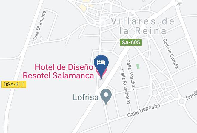 Salamanca - Hotel De Diseno Resotel Salamanca Maps