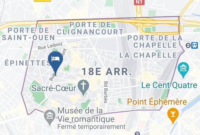 Paris - Hotel De Flore Montmartre Paris Maps