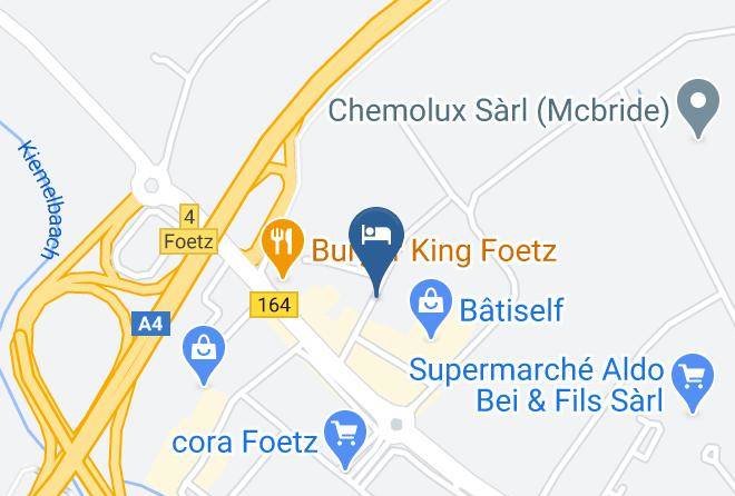 Mondercange - Hotel De Foetz Maps