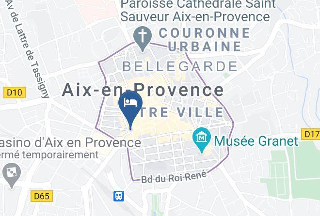 Bouches Du Rhone - Hotel De France Aix En Provence Maps