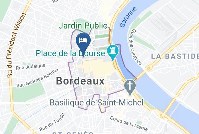 Gironde - Hotel De France Bordeaux Maps