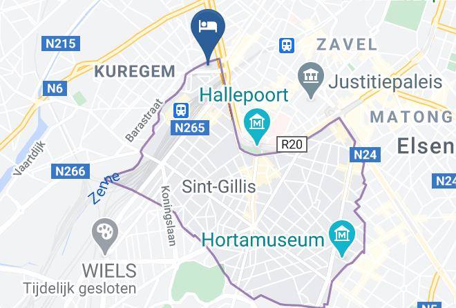 Sint Gillis - Hotel De France Maps