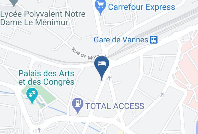 Morbihan - Hotel De France Citotel Maps