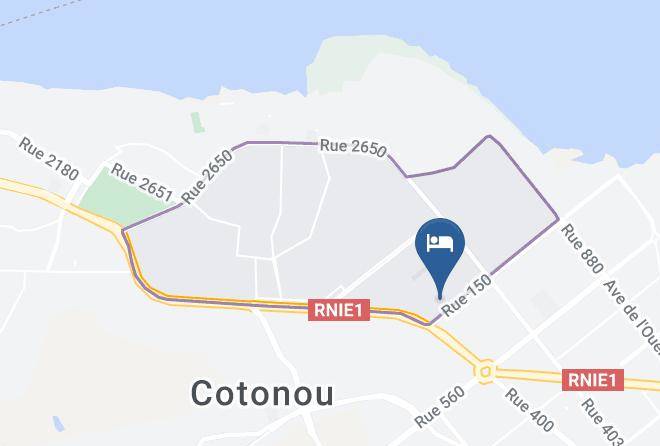 Cotonou - Hotel De France Maps