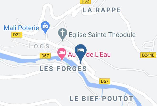 Doubs - Hotel De France Maps