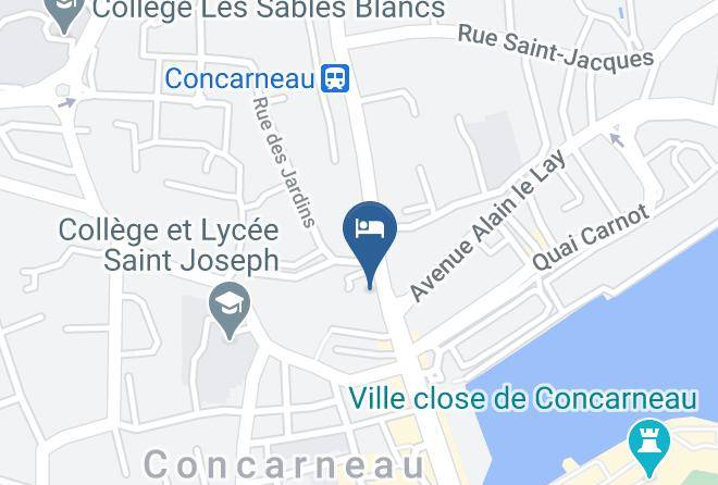 Finistere - Hotel De France Et D'europe Citotel Maps