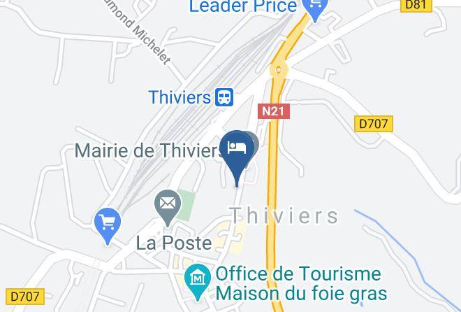 Dordogne - Hotel De France Et De Russie Maps