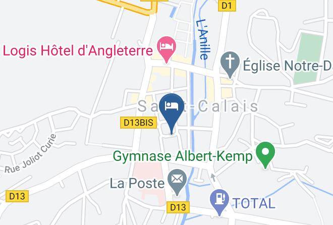 Sarthe - Hotel De France Maps
