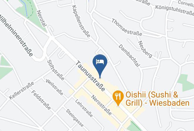 Wiesbaden - Hotel De France Wiesbaden Maps