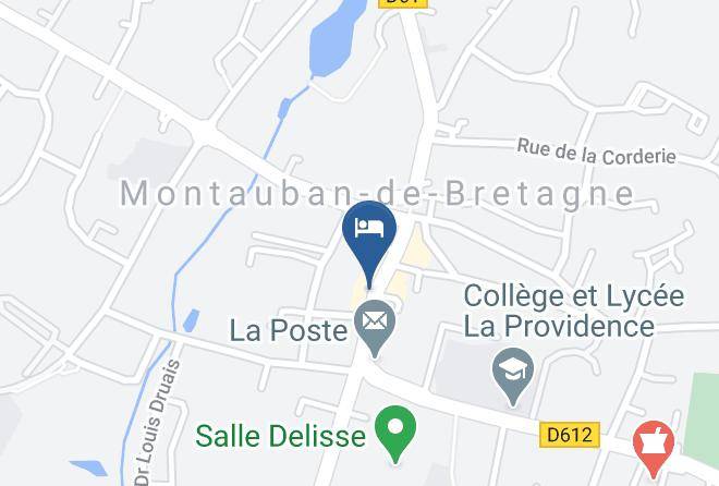 Ille Et Vilaine - Hotel De France Montauban De Bretagne Maps