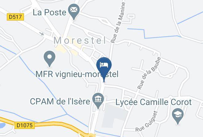 Isere - Hotel De France Restaurant Au Coin Du Feu Maps