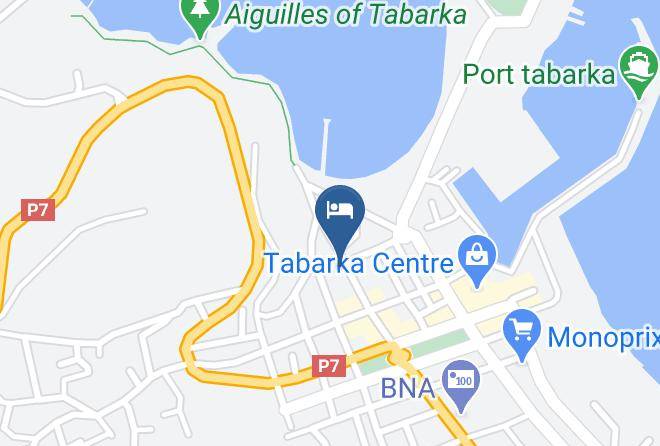 Tunisia - Hotel De France Maps
