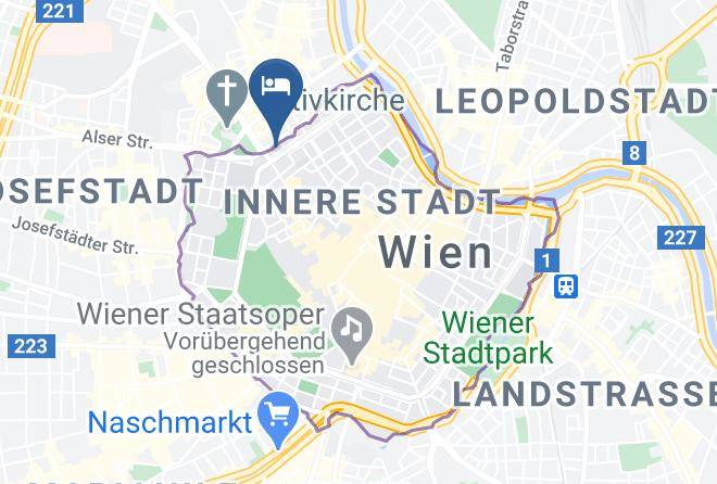 Vienna - Hotel De France Wien Maps