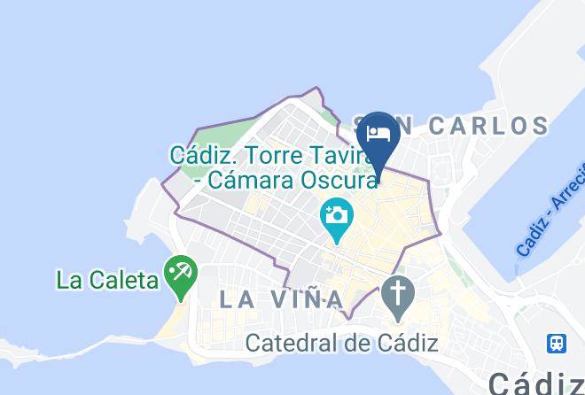Cadiz - Hotel De Francia Y Paris Maps