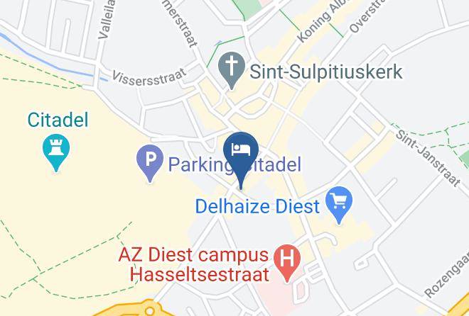 Flemish Brabant - Hotel De Franse Kroon Maps