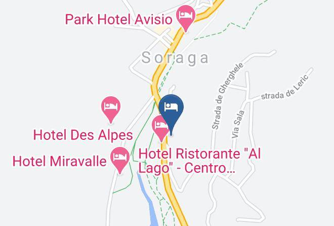 Trento - Hotel De Fronz Maps