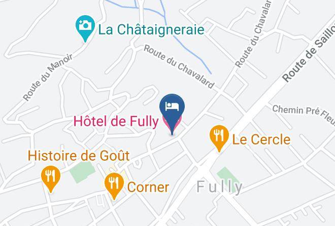 Martigny - Hotel De Fully Maps