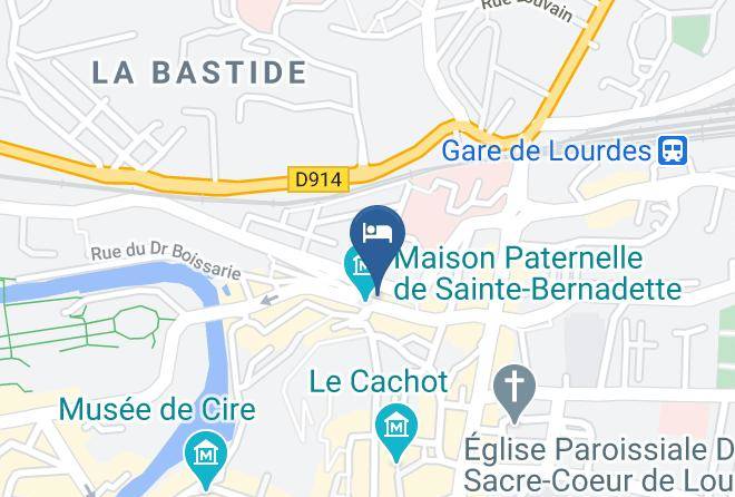 Hotel Restaurant A Lourdes Map