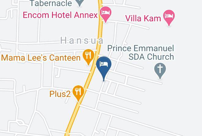 Techiman - Hotel De Geogio Maps