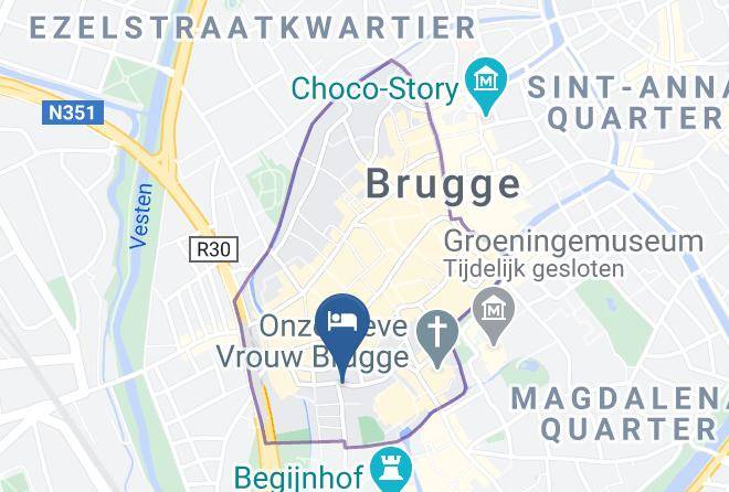 West Flanders - Hotel De Goezeput Brugge Maps