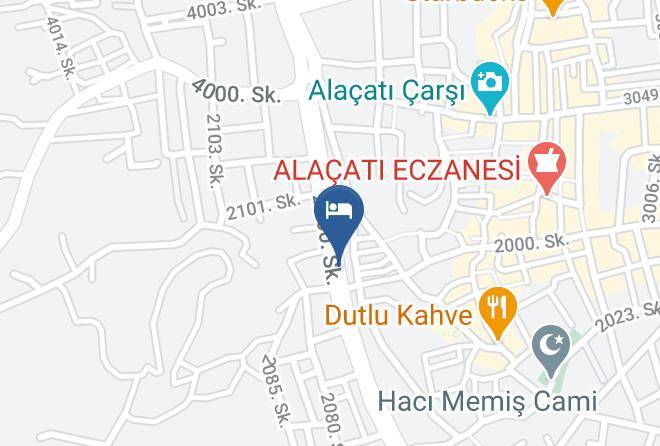 Cesme - Hotel De Gold Alacati Maps