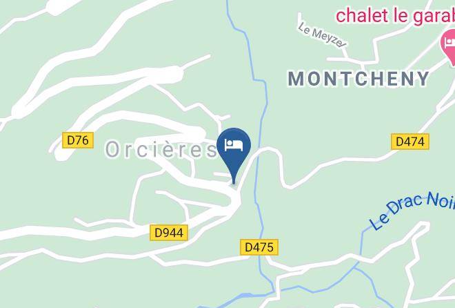 Hautes Alpes - Hotel De Groupe Les Jalabres Maps