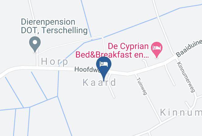 Terschelling - Hotel De Horper Wielen Maps