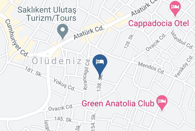 Fethiye - Hotel De Huzur Maps