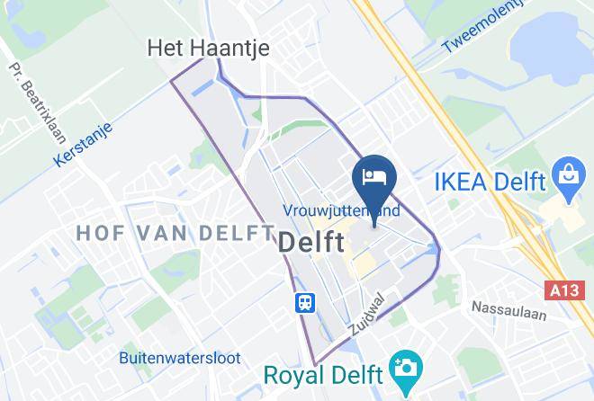 Delft - Hotel De Koophandel Maps
