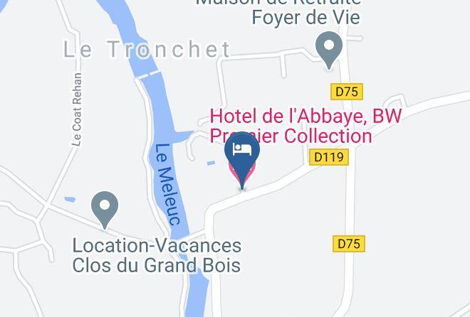 Ille Et Vilaine - Hotel De L'abbaye Bw Premier Collection Maps