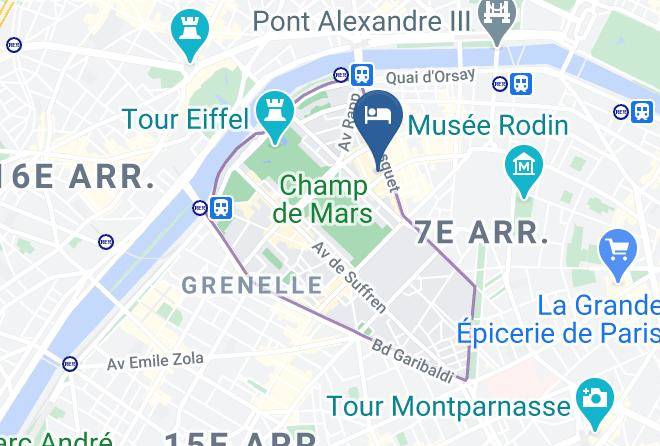 Paris - Hotel De L'alma Maps
