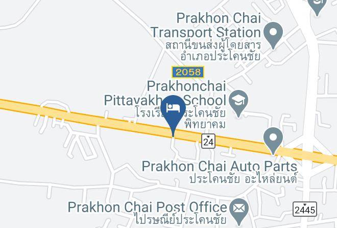 Amphoe Prakhon Chai - Hotel De L'amour Buriram Maps