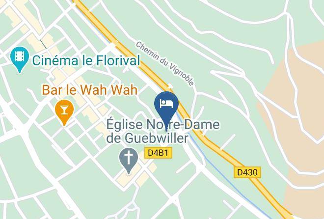 Haut Rhin - Hotel Restaurant De L'ange Maps