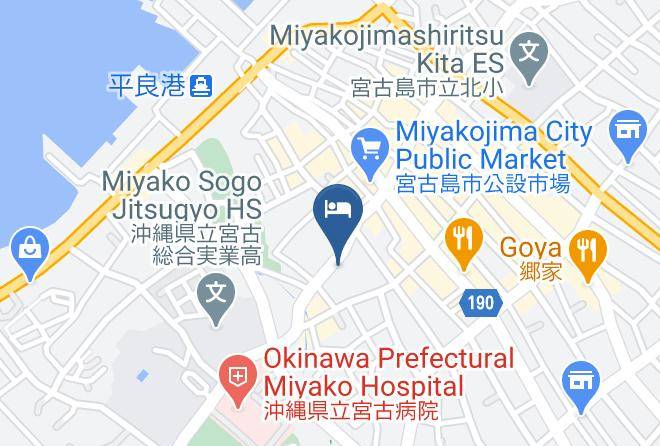 Miyakojima City - Hotel De L'aqua Maps