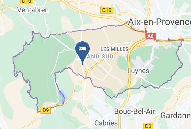Bouches Du Rhone - Hotel De L'arbois Aix En Provence Maps