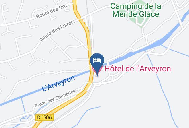 Hotel De L'arveyron Map