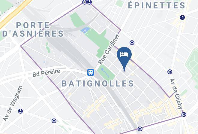 Paris - Hotel De L'avenir Maps