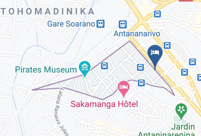 Antananarivo Renivohitra - Hotel De L'avenue Tana City Centre Maps