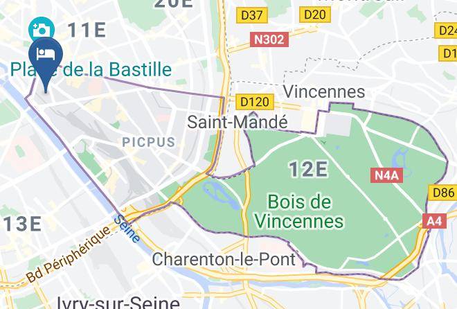Paris - Hotel De L'aveyron Maps