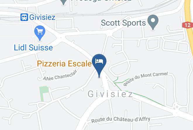 La Sarine - Hotel De L'escale Maps