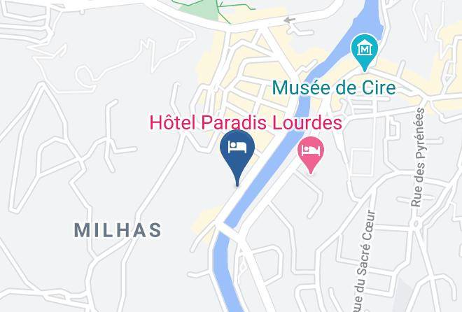 Hautes Pyrenees - Hotel De L'europe Lourdes Maps