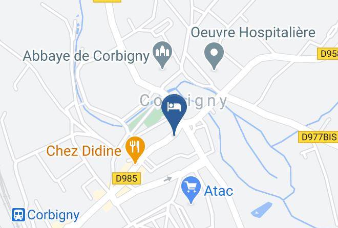 Nievre - Hotel De L'europe Restaurant Le Cepage Salon De The Au Petit Bonheur Maps
