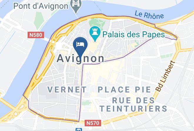 Vaucluse - Hotel De L'horloge Maps