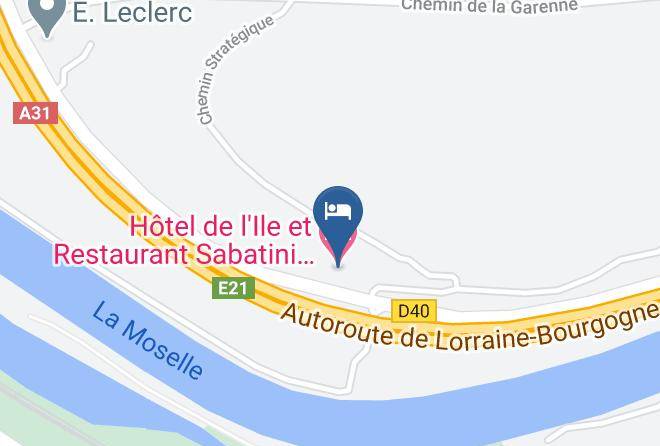 Meurthe Et Moselle - Hotel De L'ile Et Restaurant Sabatini Ventes A Emporter Et Livraisons Maps